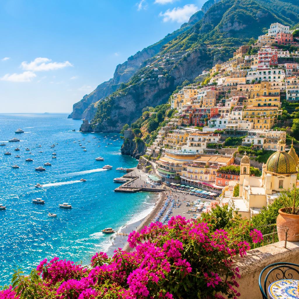 Europe coastal scenery, illustrative image